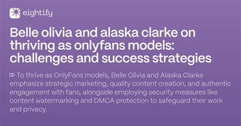 belle olivia leaked|Belle Olivia and Alaska Clarke on thriving as OnlyFans models .